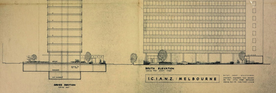 Plan of ICI House Melbourne VPRS (Record Series Number) 3183 P5 Unit 12 Item 33 Plan of ICI House